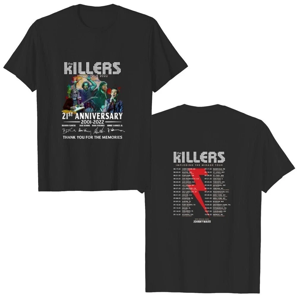 The Killers Imploding The Mirage Tour 2 Sided T-Shirt